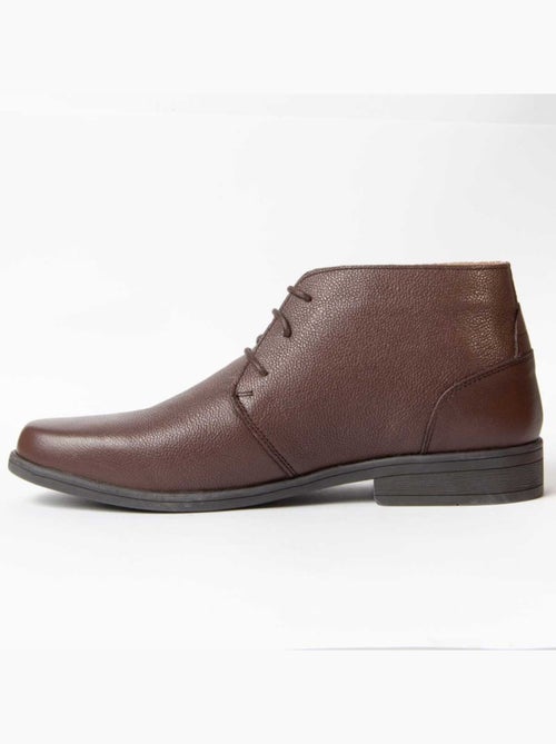 Bota Couro Natural Purapiel - Kiabi Bota Couro Natural Purapiel - Kiabi