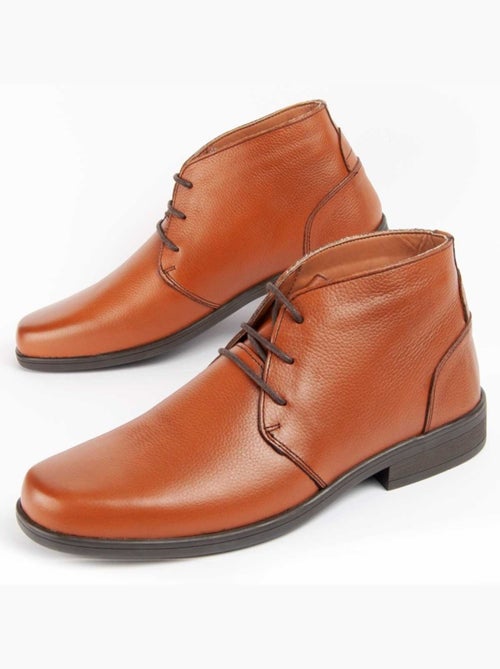 Bota Couro Natural Purapiel - Kiabi