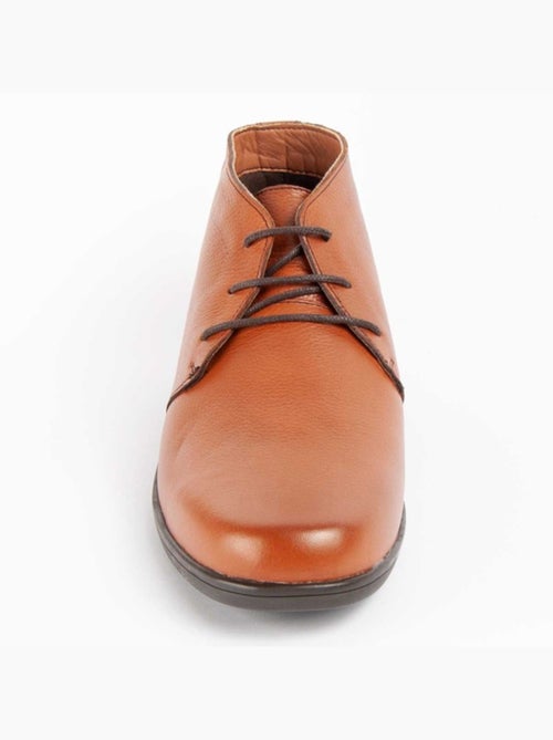 Bota Couro Natural Purapiel - Kiabi
