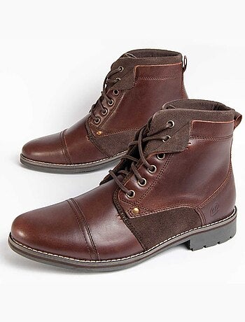 Bota Couro Natural Purapiel