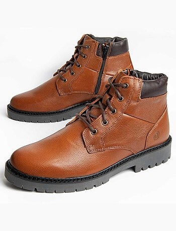 Bota Couro Natural Purapiel