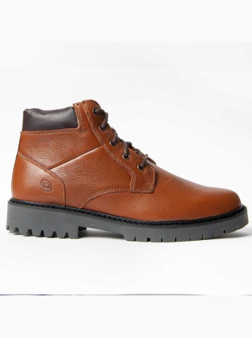 Bota Couro Natural Purapiel - Kiabi Bota Couro Natural Purapiel - Kiabi