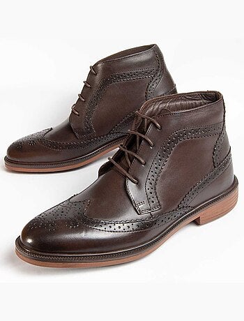 Bota Couro Natural Purapiel