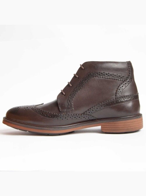 Bota Couro Natural Purapiel - Kiabi Bota Couro Natural Purapiel - Kiabi