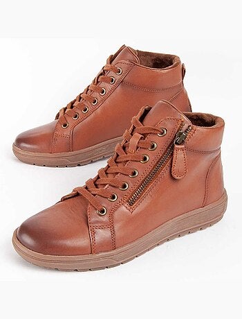 Bota Couro Natural Purapiel