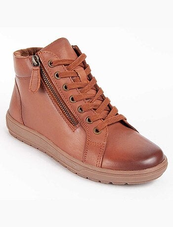 Bota Couro Natural Purapiel