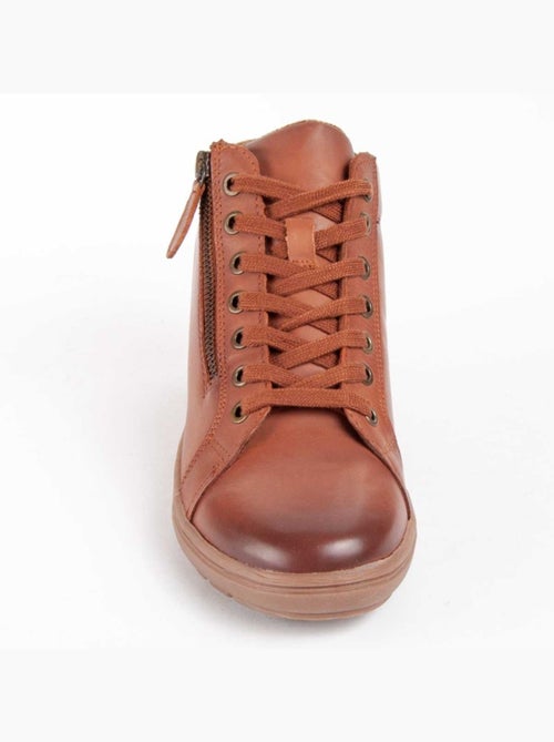 Bota Couro Natural Purapiel - Kiabi Bota Couro Natural Purapiel - Kiabi
