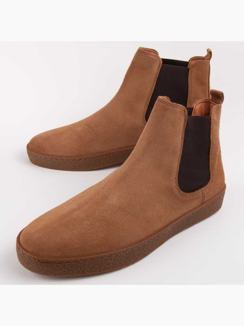 Bota Couro Natural Purapiel - Kiabi