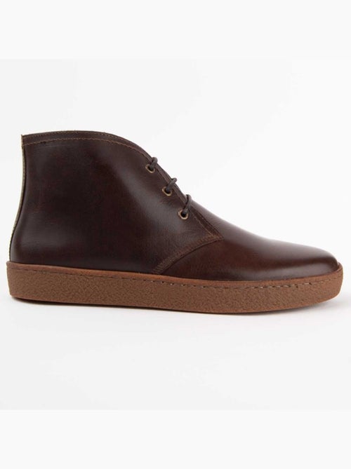 Bota Couro Natural Purapiel - Kiabi