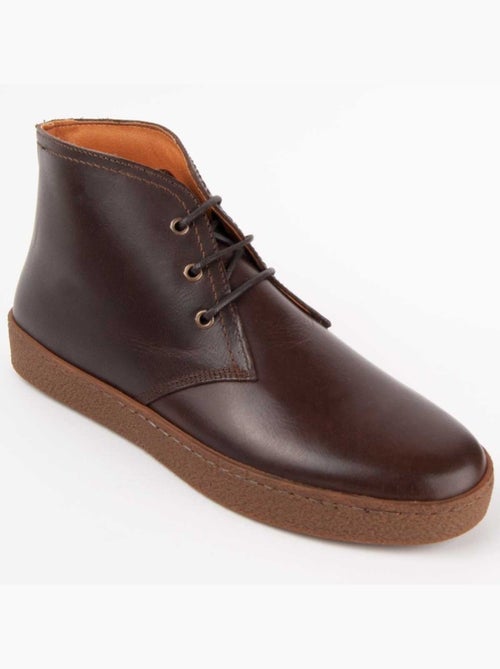 Bota Couro Natural Purapiel - Kiabi