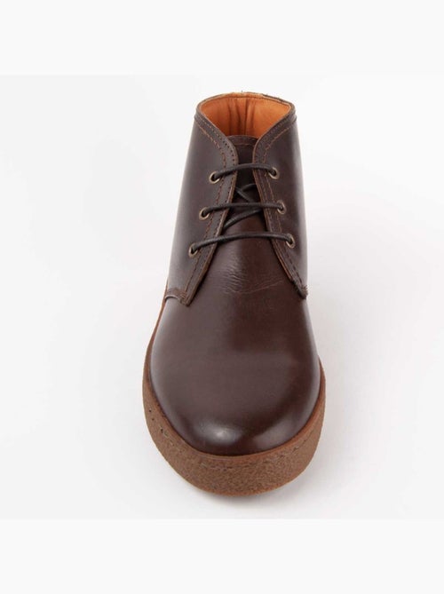 Bota Couro Natural Purapiel - Kiabi
