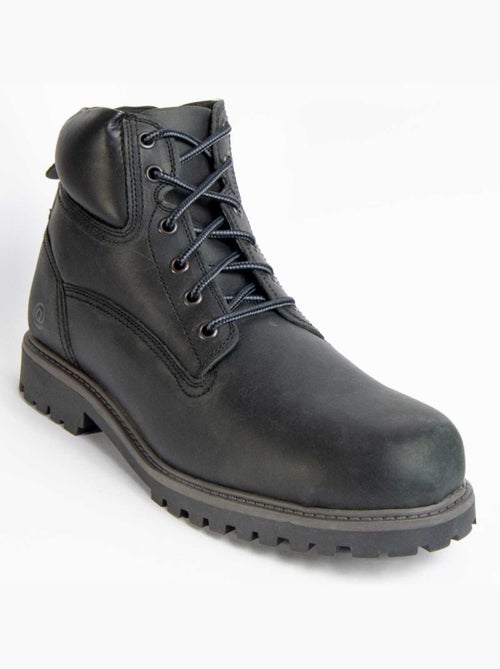 Bota Couro Natural Purapiel - Kiabi Bota Couro Natural Purapiel - Kiabi