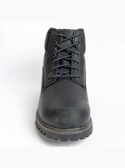 Bota Couro Natural Purapiel - Kiabi Bota Couro Natural Purapiel - Kiabi