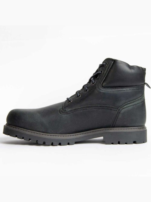 Bota Couro Natural Purapiel - Kiabi Bota Couro Natural Purapiel - Kiabi