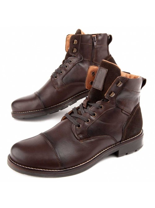Bota Couro Natural Purapiel - Kiabi Bota Couro Natural Purapiel - Kiabi