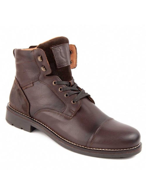 Bota Couro Natural Purapiel - Kiabi Bota Couro Natural Purapiel - Kiabi