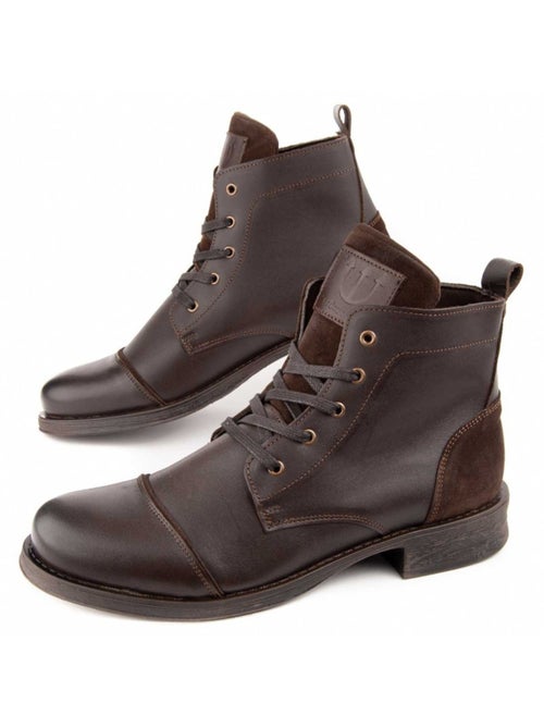 Bota Couro Natural Purapiel - Kiabi Bota Couro Natural Purapiel - Kiabi