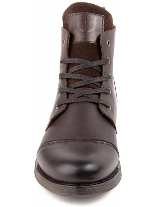 Bota Couro Natural Purapiel - Kiabi Bota Couro Natural Purapiel - Kiabi