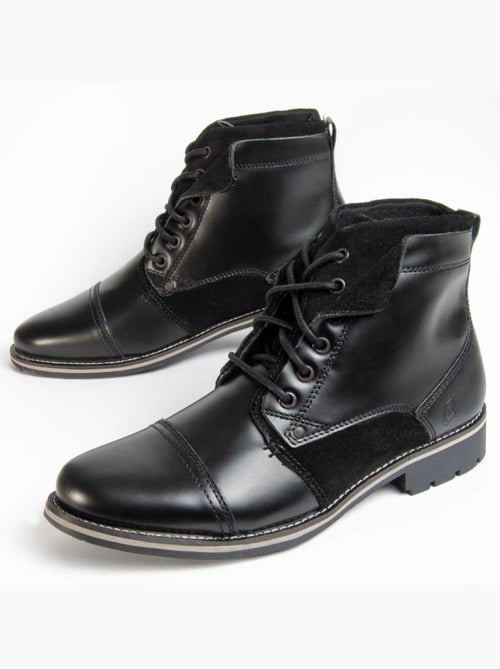 Bota Couro Natural Purapiel - Kiabi Bota Couro Natural Purapiel - Kiabi