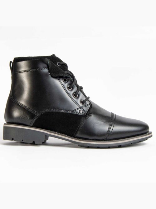 Bota Couro Natural Purapiel - Kiabi Bota Couro Natural Purapiel - Kiabi