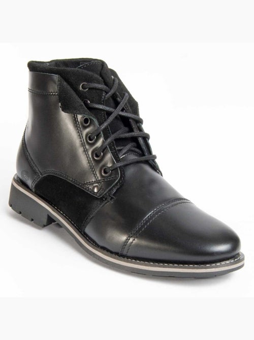 Bota Couro Natural Purapiel - Kiabi Bota Couro Natural Purapiel - Kiabi