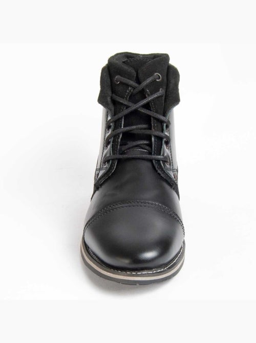 Bota Couro Natural Purapiel - Kiabi Bota Couro Natural Purapiel - Kiabi