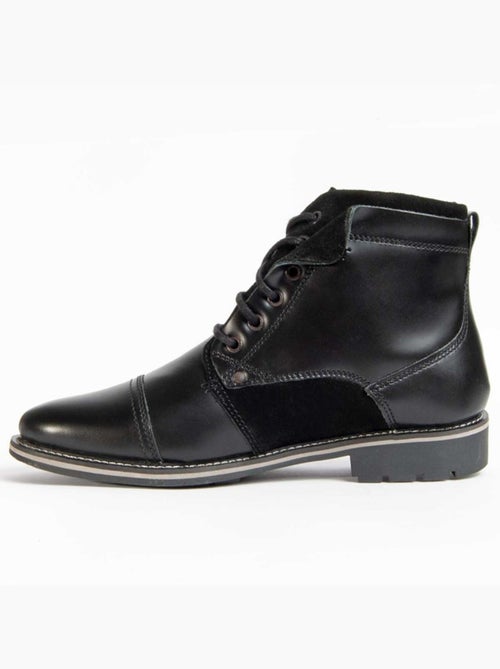 Bota Couro Natural Purapiel - Kiabi Bota Couro Natural Purapiel - Kiabi