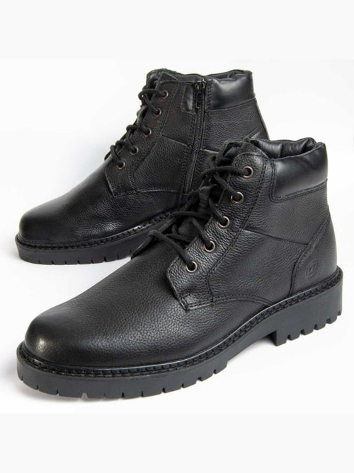 Bota Couro Natural Purapiel - Kiabi Bota Couro Natural Purapiel - Kiabi