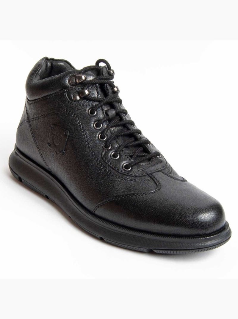 Bota Couro Natural Purapiel Preto - Kiabi