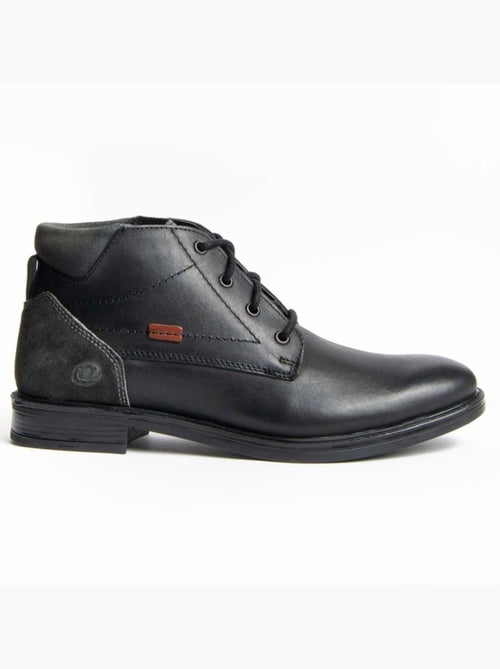 Bota Couro Natural Purapiel - Kiabi Bota Couro Natural Purapiel - Kiabi