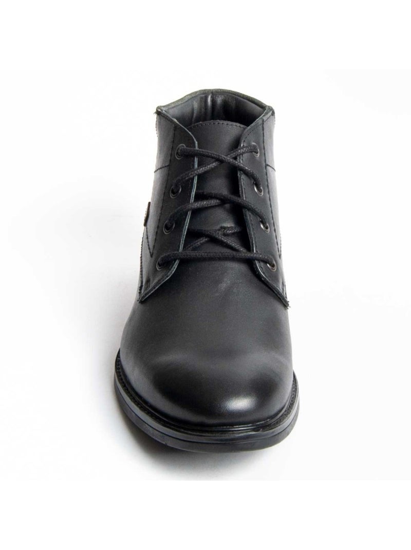 Bota Couro Natural Purapiel Preto - Kiabi