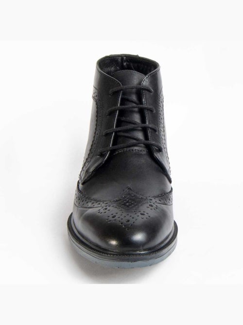 Bota Couro Natural Purapiel - Kiabi Bota Couro Natural Purapiel - Kiabi
