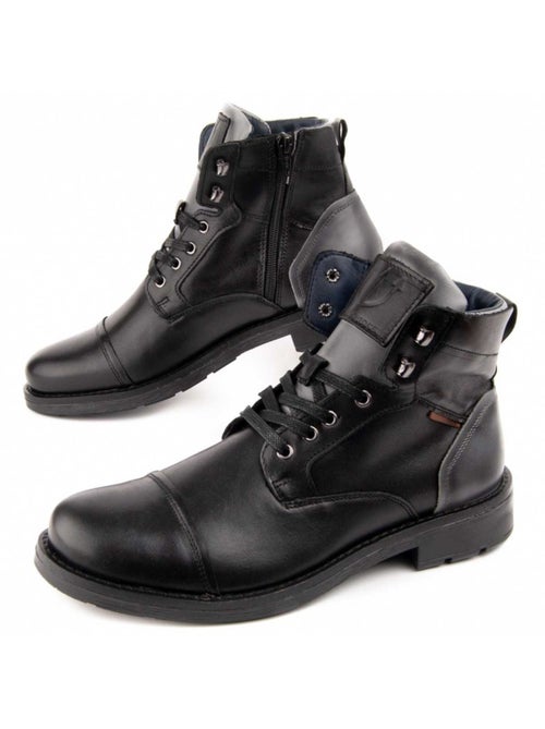 Bota Couro Natural Purapiel - Kiabi Bota Couro Natural Purapiel - Kiabi