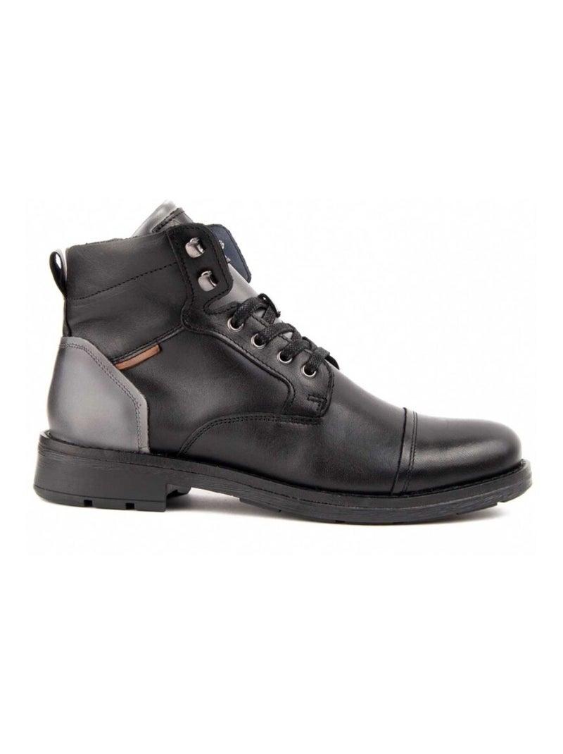 Bota Couro Natural Purapiel Preto - Kiabi