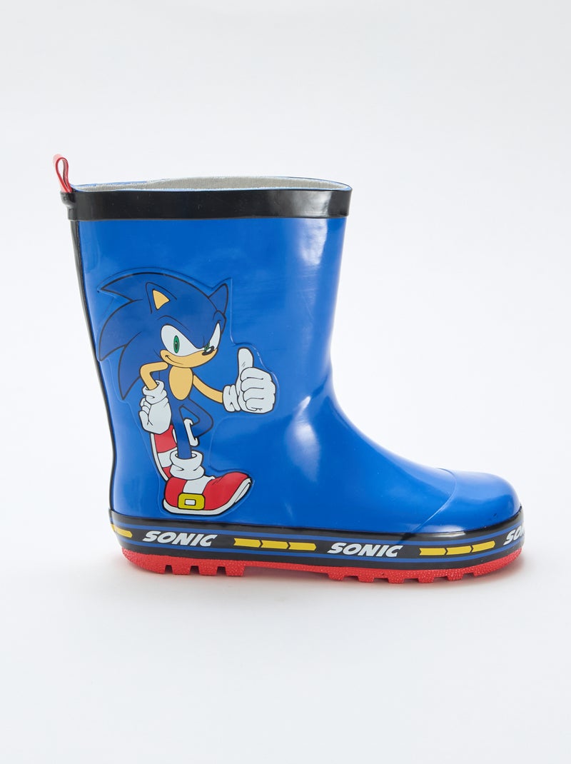 Bota de borracha 'Sonic' Azul - Kiabi