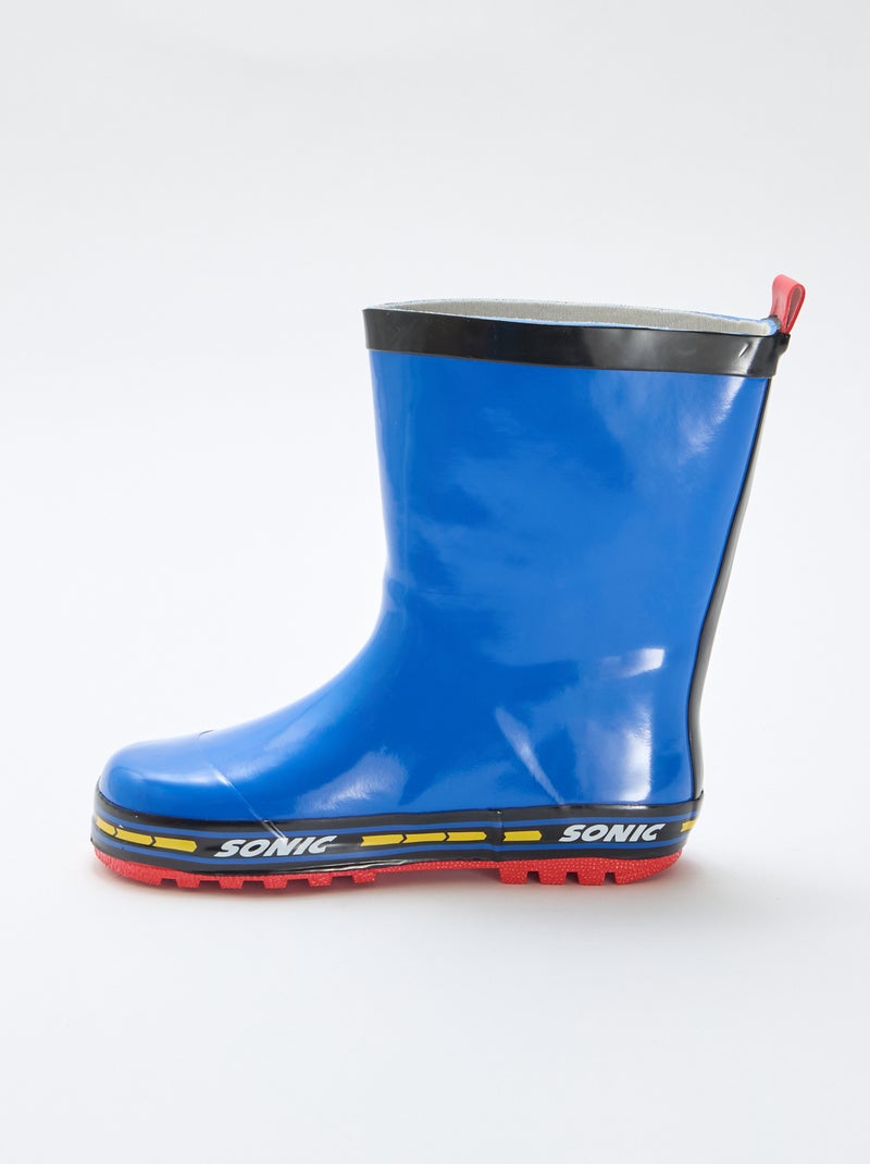 Bota de borracha 'Sonic' Azul - Kiabi