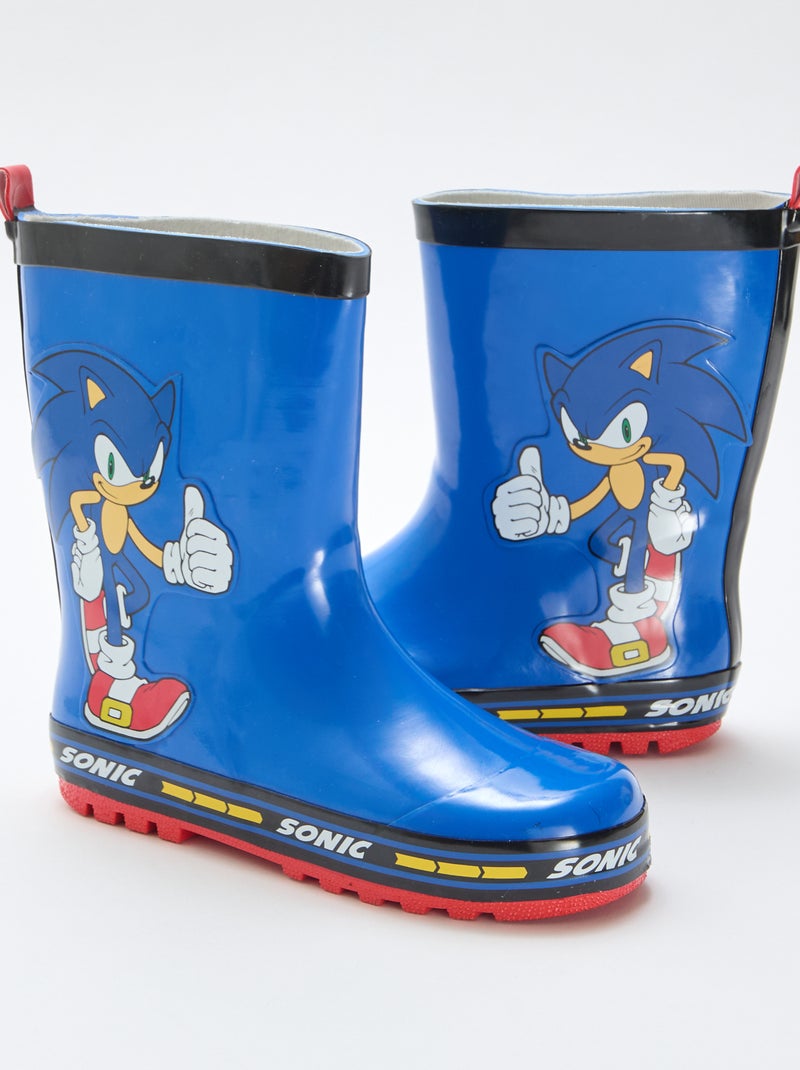 Bota de borracha 'Sonic' Azul - Kiabi