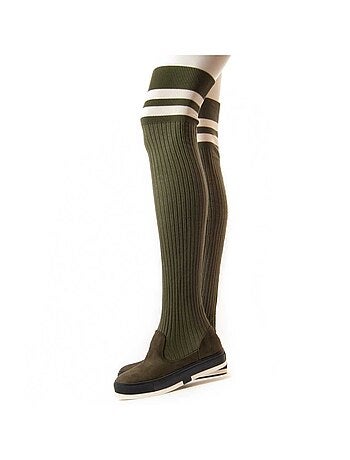 Bota De Plataforma Material Sintético Montevita