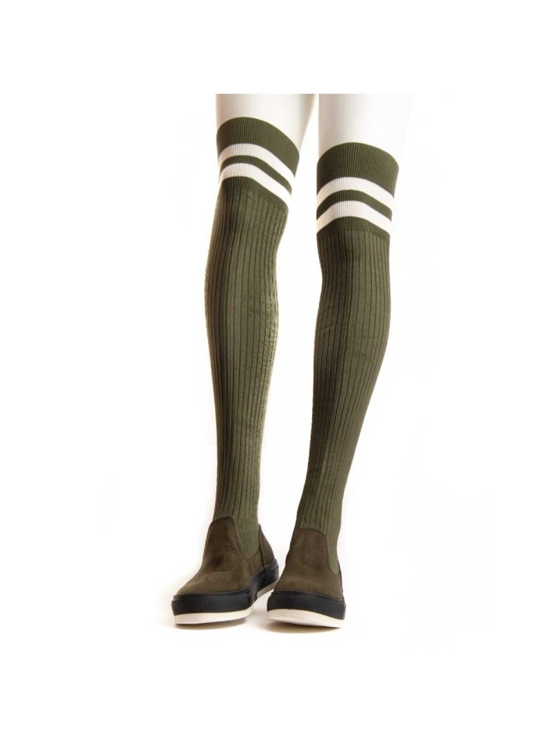 Bota De Plataforma Material Sintético Montevita Verde - Kiabi