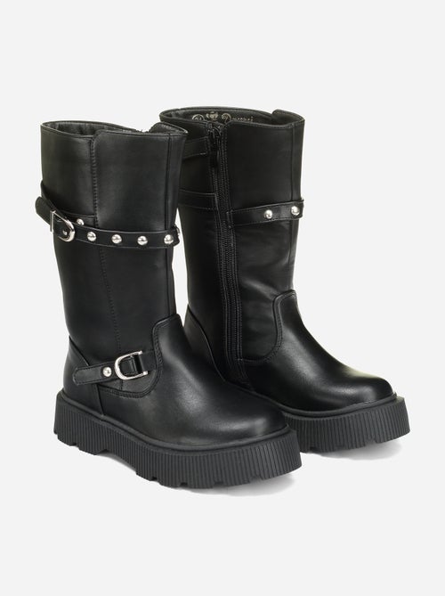 Botas alça cruzada - Kiabi Botas alça cruzada - Kiabi