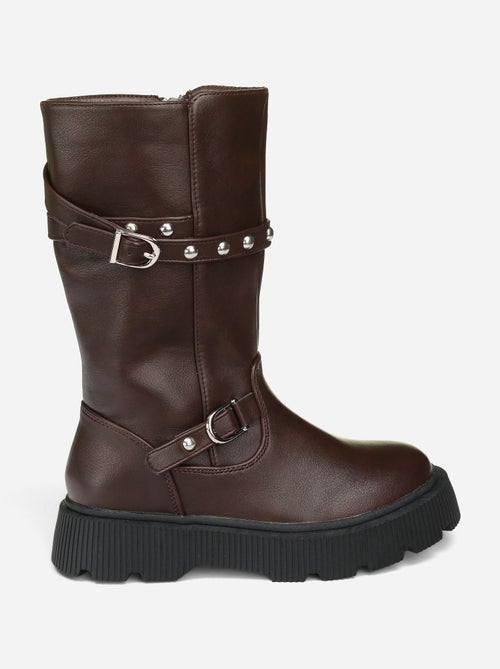 Botas alça cruzada - Kiabi Botas alça cruzada - Kiabi