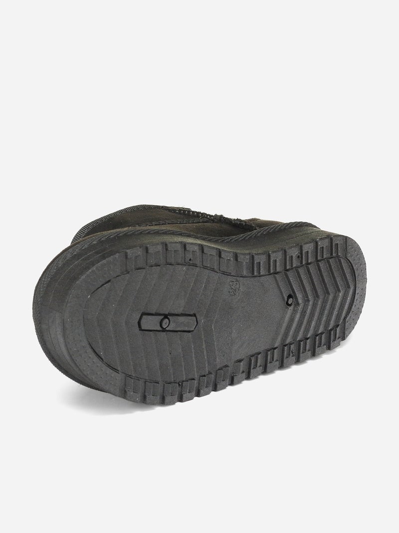 Botas alça cruzada Preto - Kiabi