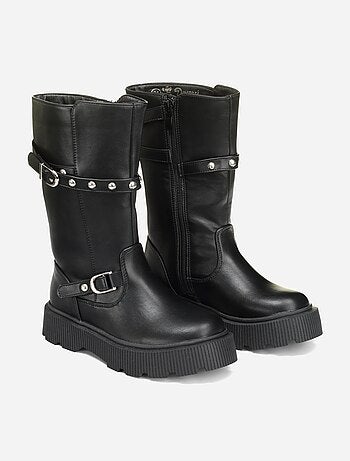 Botas alça cruzada