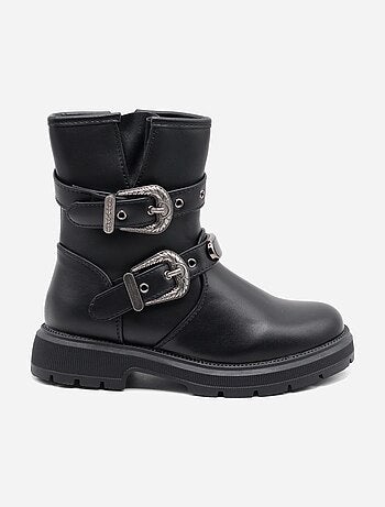 Botas alça cruzada