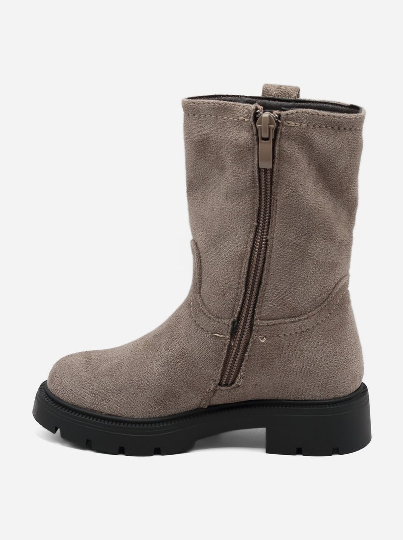 Botas alça cruzada Toupe - Kiabi