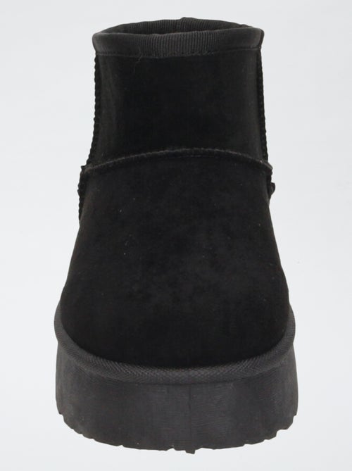 Botas baixas em camurça - Kiabi