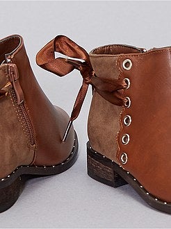 Botas bi-matéria - Kiabi