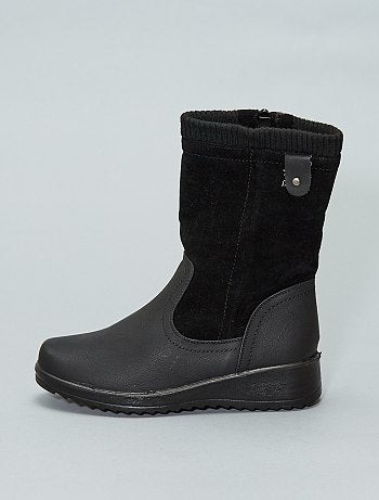 Botas bi-matéria compensadas - Kiabi