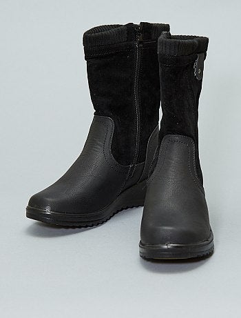 Botas bi-matéria compensadas - Kiabi