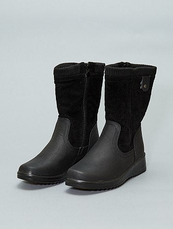 Botas bi-matéria compensadas - Kiabi